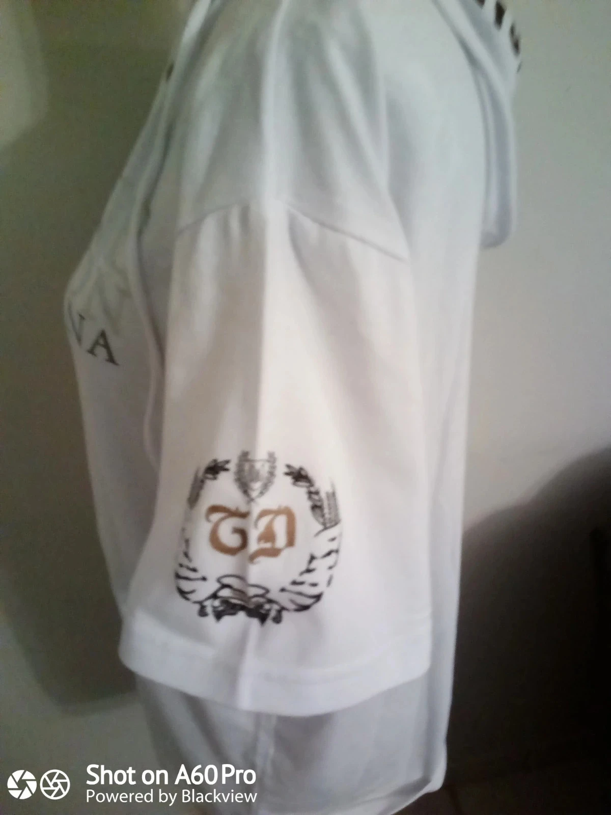 Witte heren T-shirt maat m met #capuchon – photo 3